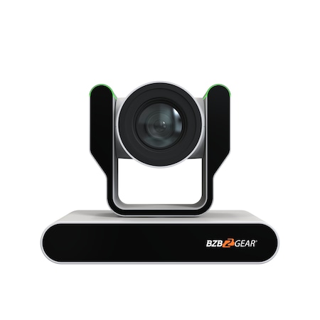 Bzbgear 20X 1080P FHD AUTO TRACKING HDMI/3G-SDI/USB 2.0/USB 3.0 Live Strmng PTZ Camera W/ Tally Lights, Wht BG-ADAMO-JR20X-W